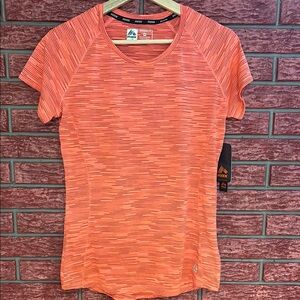 Rbx Orange Striped Athletic Tee- NWT
